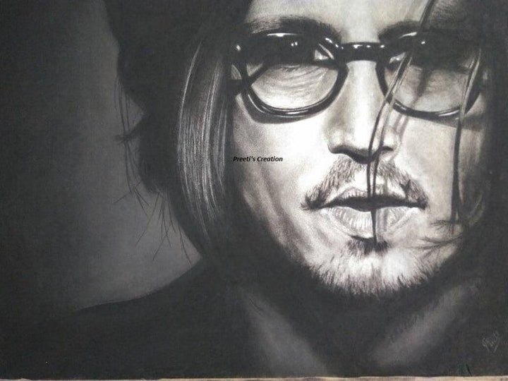 Johnny Depp Painting by Preeti Ghule | ArtZolo.com