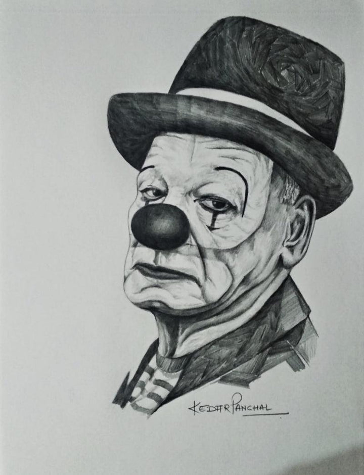 Joker Drawing by Kedar Panchal | ArtZolo.com
