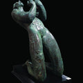 Figurative sculpture titled 'Joy', 27x22x16 inches, by artist Somnath Chakraborty on Bronze