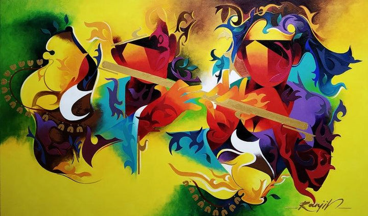Joy Of Music 23 Painting by Ranjit Singh Kurmi | ArtZolo.com