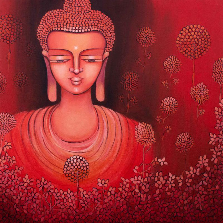 Karuna Series 1 Painting by Nitu Chhajer | ArtZolo.com