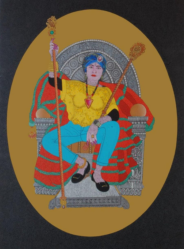 Kaho Thakur Painting by Bandana Kumari | ArtZolo.com