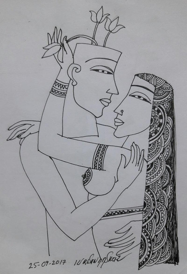 Kamasutra 5 Drawing by Krishna Ashok | ArtZolo.com