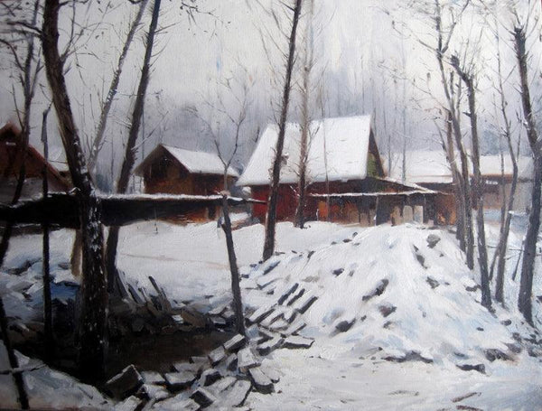 Kashmir 1 Painting by Vijay Jadhav | ArtZolo.com