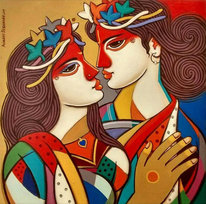 King And Queen 11 Painting by Avinash Deshmukh | ArtZolo.com