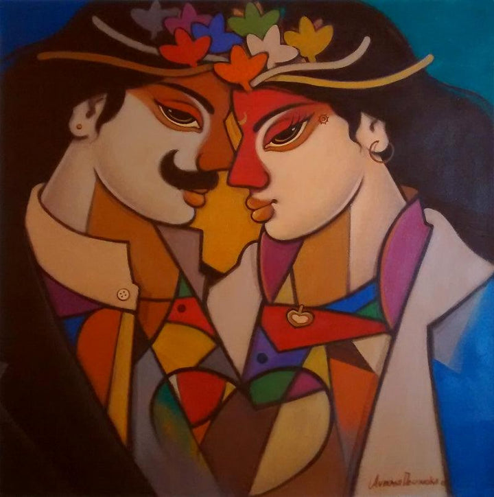 King And Queen 8 Painting by Avinash Deshmukh | ArtZolo.com