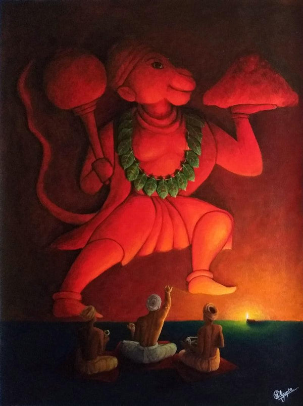Kirtan Painting by Ayush Gupta | ArtZolo.com