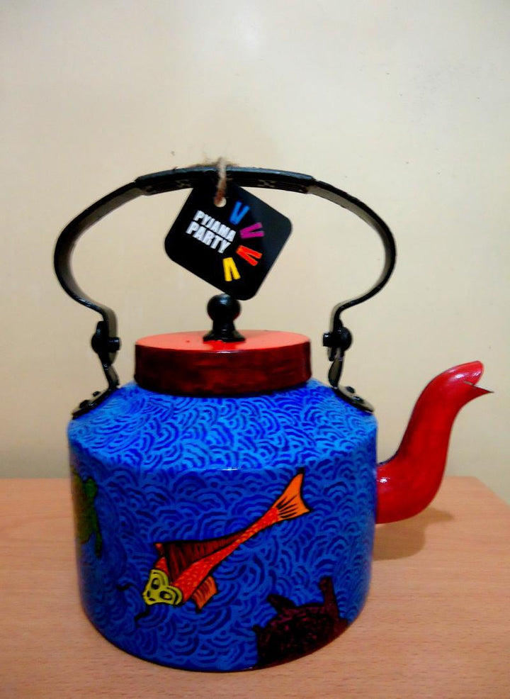 Koi Tea Kettle Handicraft by Rithika Kumar | ArtZolo.com