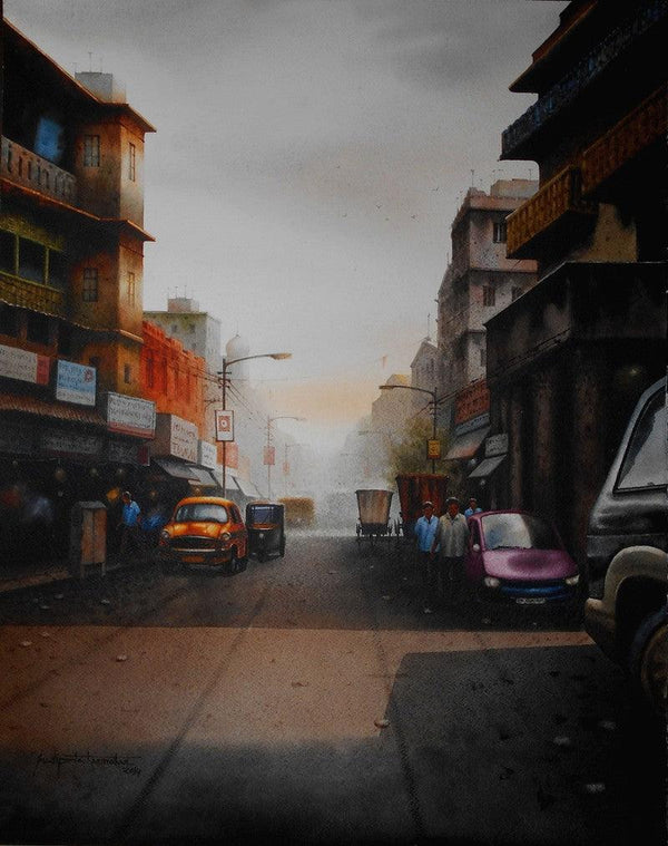 Kolkata 11 Painting by Sudipta Karmakar | ArtZolo.com