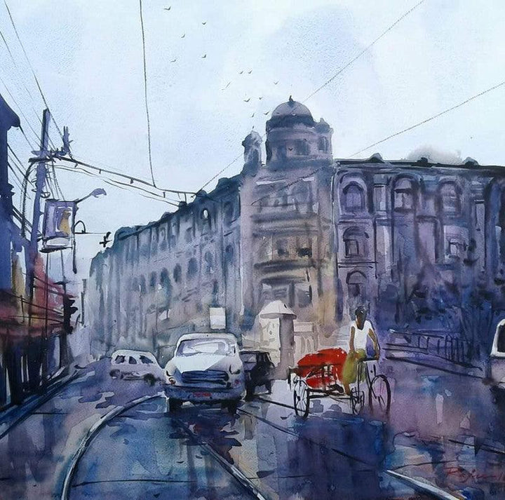 Kolkata 21 Painting by Raju Sarkar | ArtZolo.com