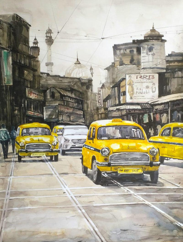 Kolkata 22 Painting by Raju Sarkar | ArtZolo.com