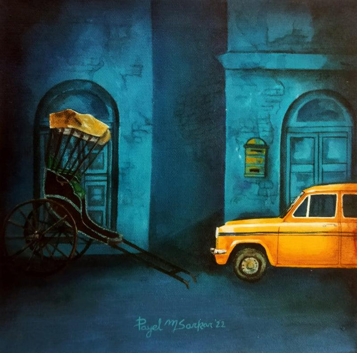 Kolkata My City 5 Painting by Payel Mitra Sarkar | ArtZolo.com