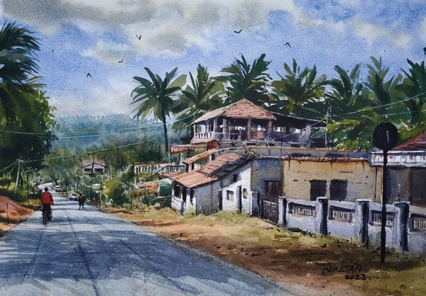 Konkan Series 2 Painting by Niketan Bhalerao | ArtZolo.com