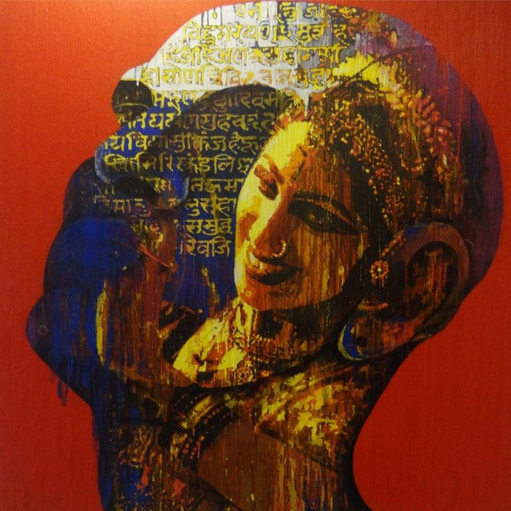 Krishna 2 Painting by Nayanjeet Nikam | ArtZolo.com