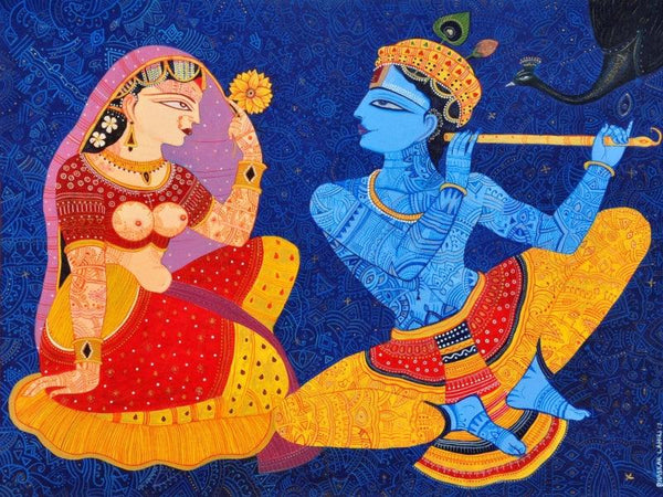 Kunjaban Painting by Bhaskar Lahiri | ArtZolo.com