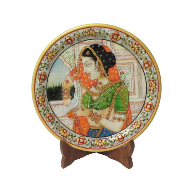 Lady Bird Etched Plate Handicraft by Ecraft India | ArtZolo.com