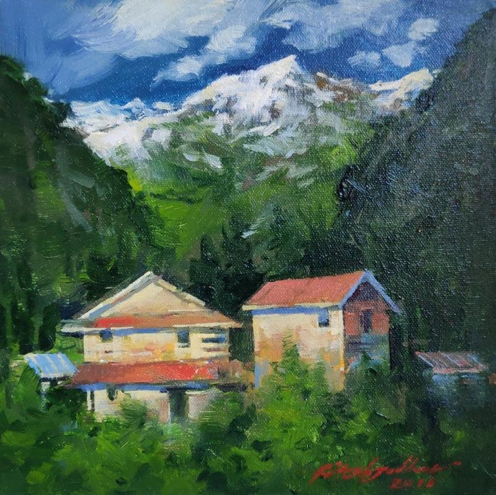 Landscape 1 Painting by Ritesh Jadhav | ArtZolo.com