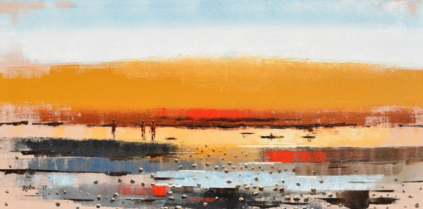 Landscape 1 Painting by Reba Mandal | ArtZolo.com