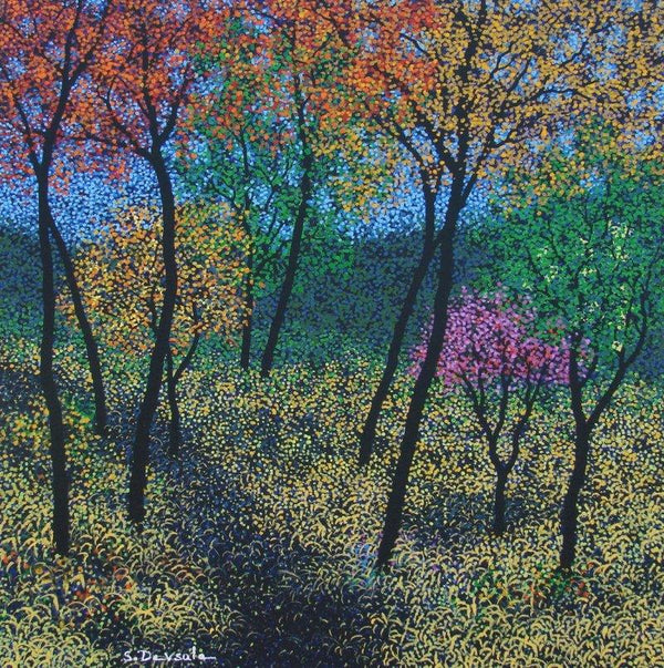 Landscape 10 Painting by Sanjay Devsale | ArtZolo.com