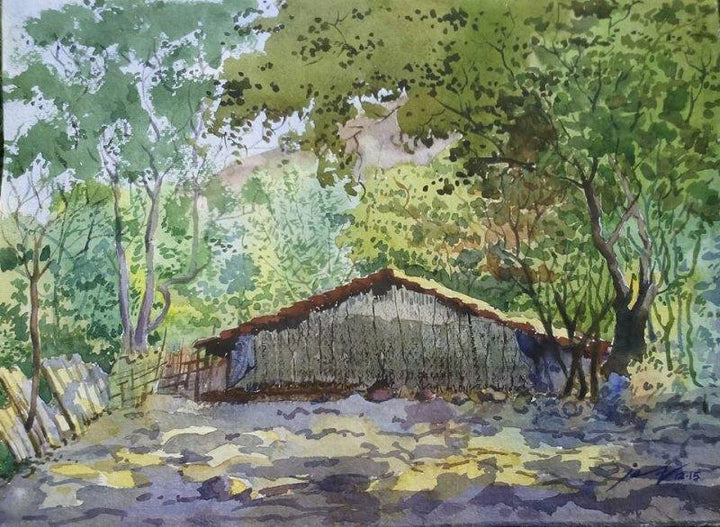 Landscape 14 Painting by Surendra Jagtap | ArtZolo.com