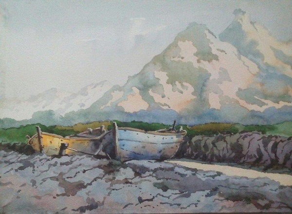 Landscape 16 Painting by Surendra Jagtap | ArtZolo.com