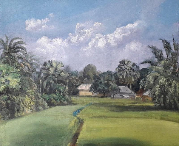 Landscape 2 Painting by Pabitra Kundu | ArtZolo.com