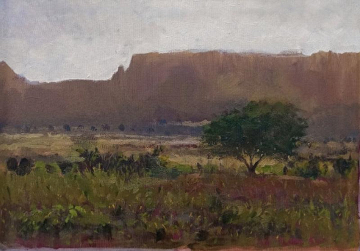 Landscape 5 Painting by Suresh Jangid | ArtZolo.com