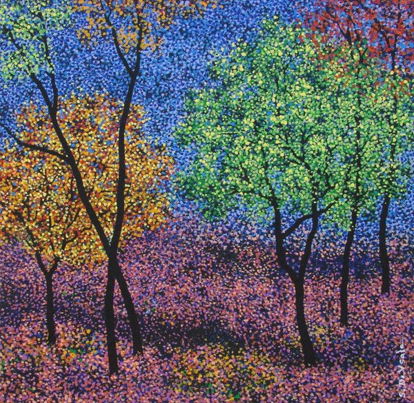 Landscape 8 Painting by Sanjay Devsale | ArtZolo.com