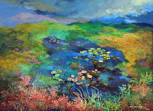Landscape Painting by Surya Prakash | ArtZolo.com