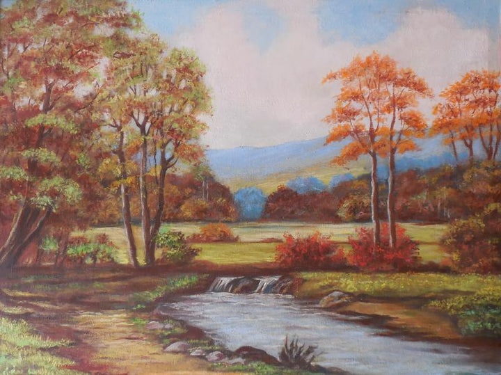 Landscape Painting by Kaladikam Arts | ArtZolo.com