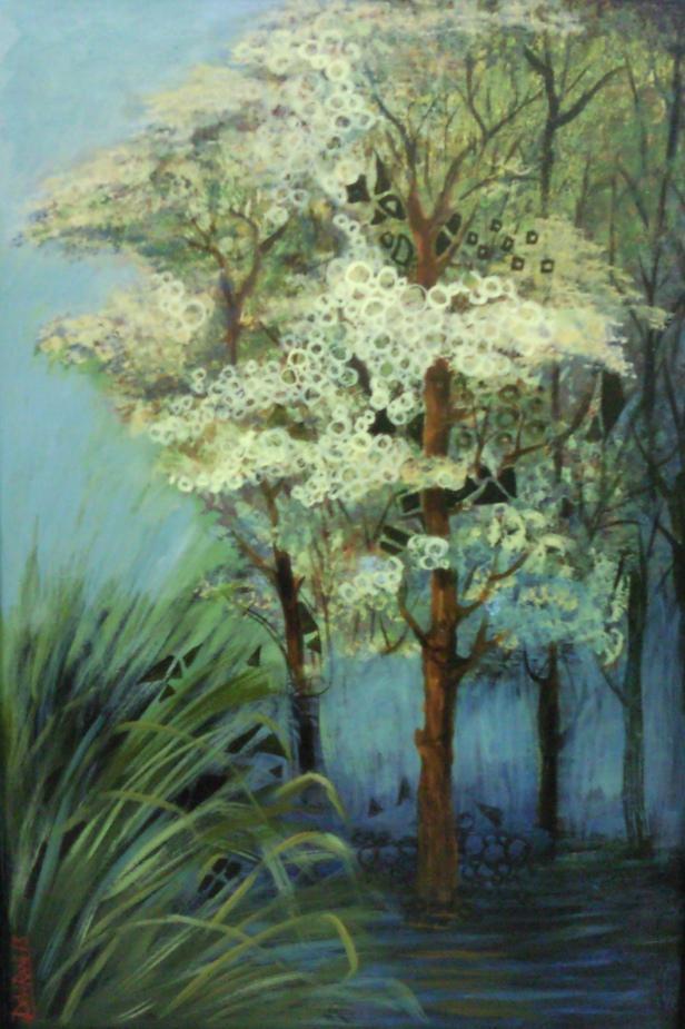 Landscape Ii Painting by Devirani Dasgupta | ArtZolo.com