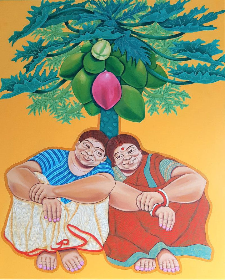 Larger Than Life Painting by Apurba Karati | ArtZolo.com