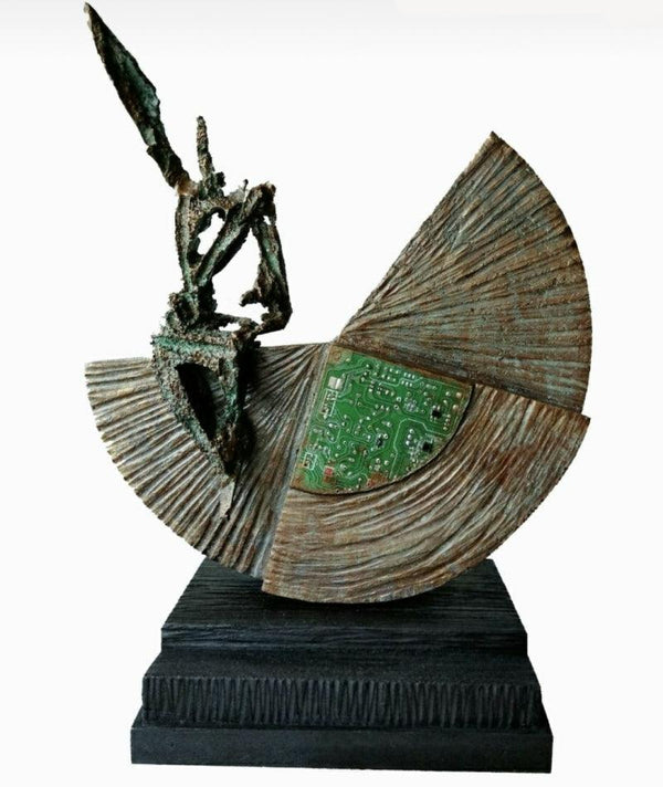Leading Voice Sculpture by Prasad Talekar | ArtZolo.com