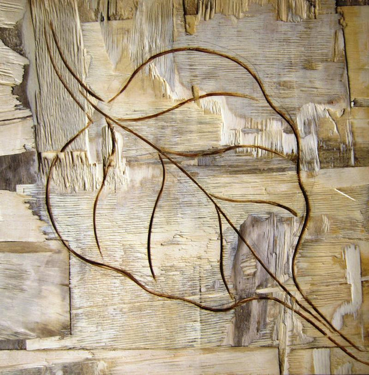 Leafy Wood Iii Painting by Somen Debnath | ArtZolo.com