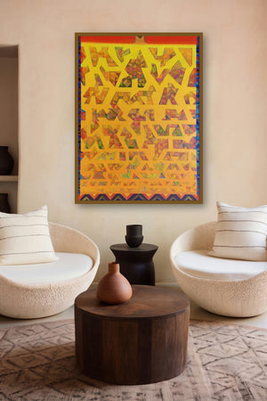 Life 2 (Tree of Life: Labyrinth) by artist Madhukar Munde displayed in a Contemporary gallery