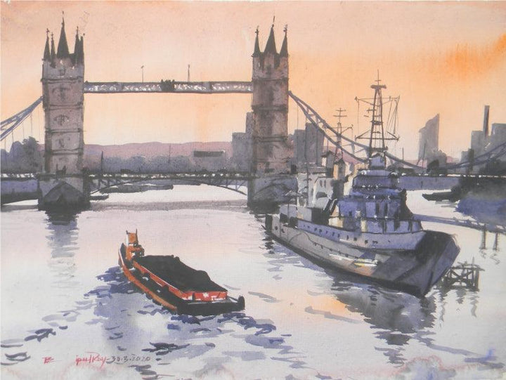 London Painting by Bipul Roy | ArtZolo.com