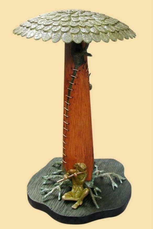 Lonely Tune Sculpture by Subrata Paul | ArtZolo.com