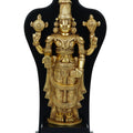 Religious handicraft titled 'Lord Balaji', 18x10x5 inches, by artist Brass Handicrafts on Brass