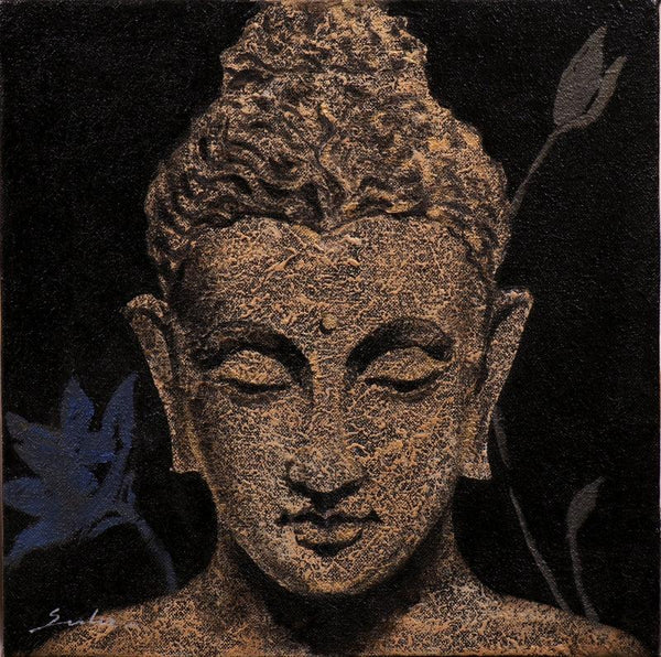 Lord Buddha Meditation 1 Painting by Sulakshana Dharmadhikari | ArtZolo.com
