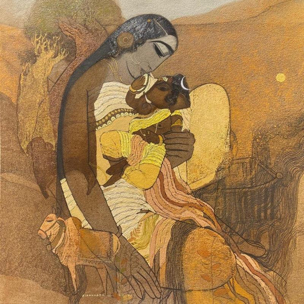Lord Ganesha Painting by Siddharth Shingade | ArtZolo.com