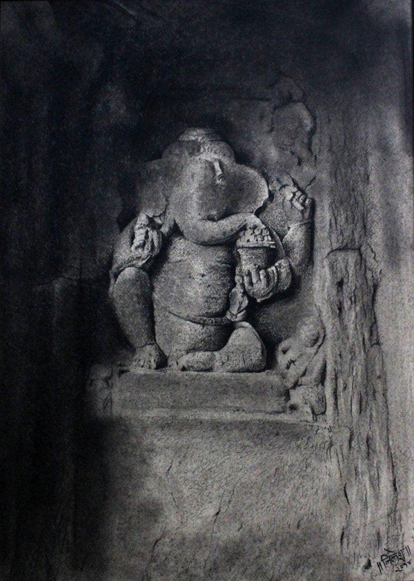 Lord Ganesha Drawing by Nilesh Gavale | ArtZolo.com