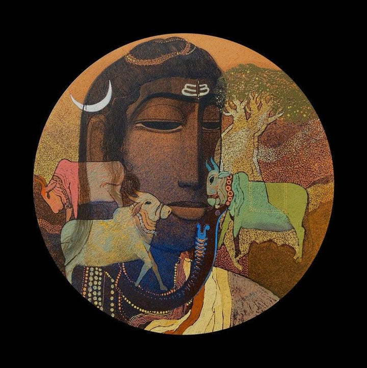 Lord Shiva Painting by Siddharth Shingade | ArtZolo.com