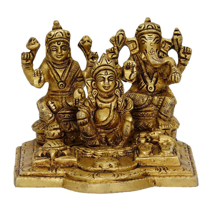 Lord Shiva Parivar Handicraft by Brass Handicrafts | ArtZolo.com