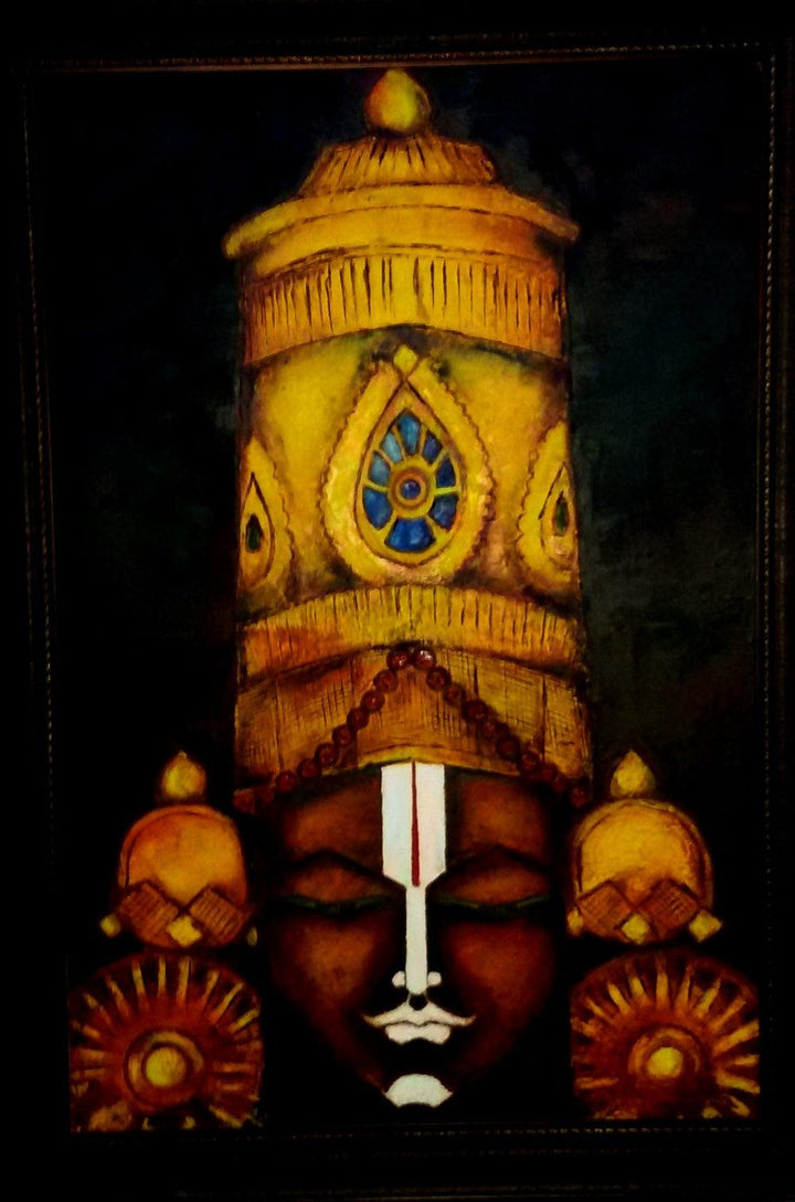 Lord Balaji Painting by Kattamanchi | ArtZolo.com