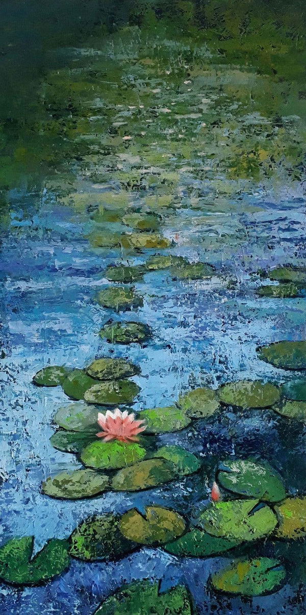 Lotus 1 Painting by Sandeep Ghule | ArtZolo.com