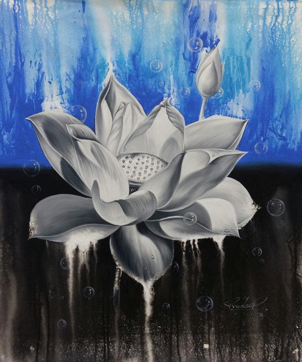 Lotus 5 Painting by Pradeep Kumar | ArtZolo.com