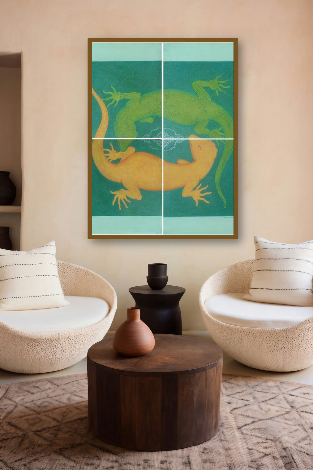 Love 2 by artist Ram Prasad Halder displayed in a Museum Style gallery