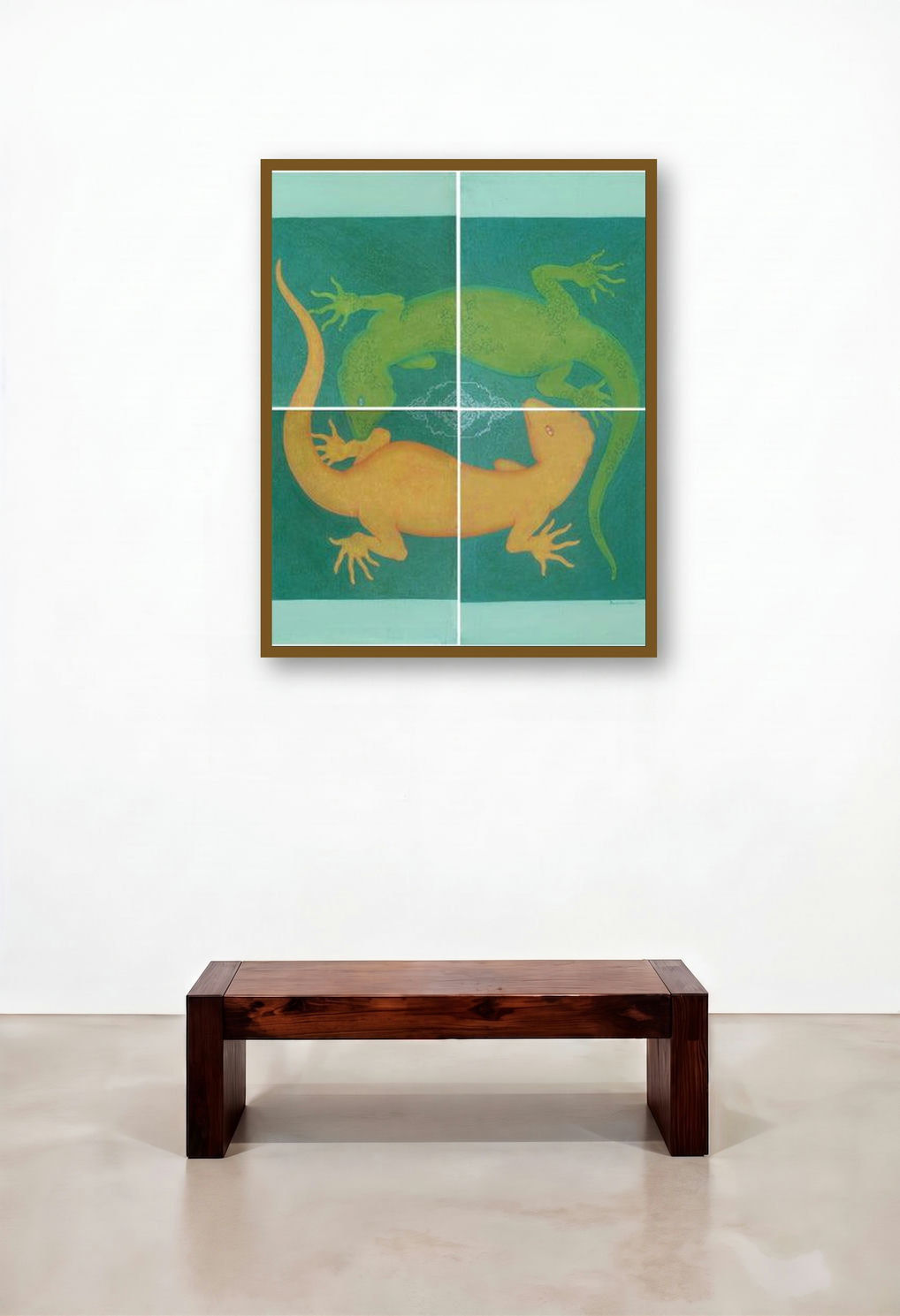 Love 2 by artist Ram Prasad Halder displayed in a Eclectic Library