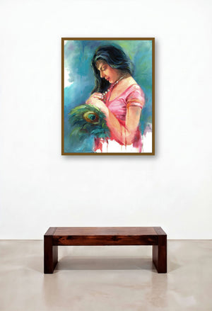 Love 2 by artist Raviraj displayed in a Designer Hotel Lobby