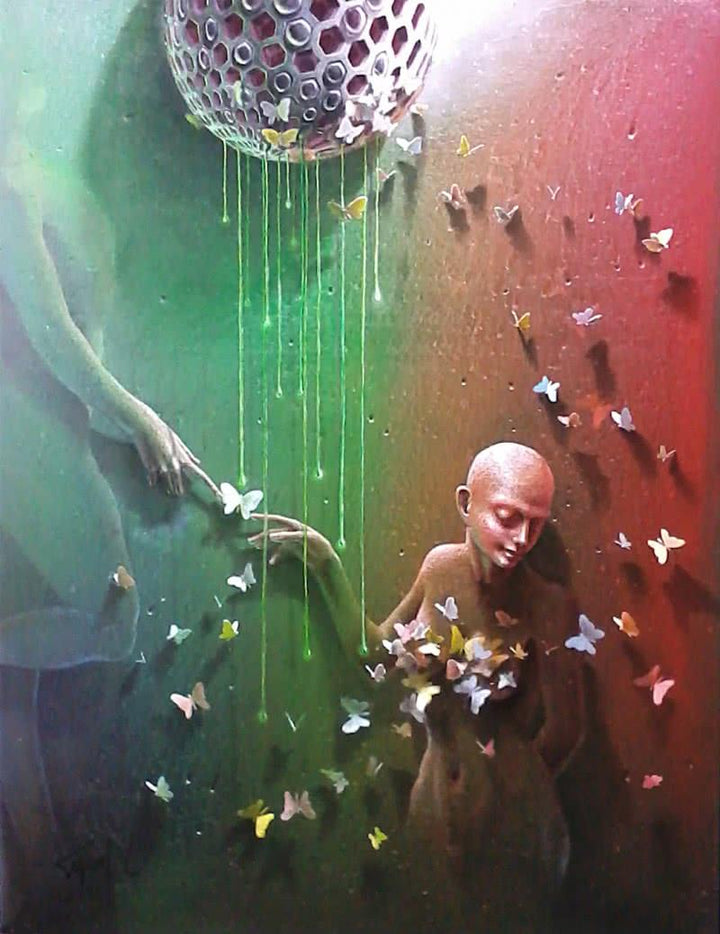 Love Infinity Painting by Gopal Chowdhury | ArtZolo.com